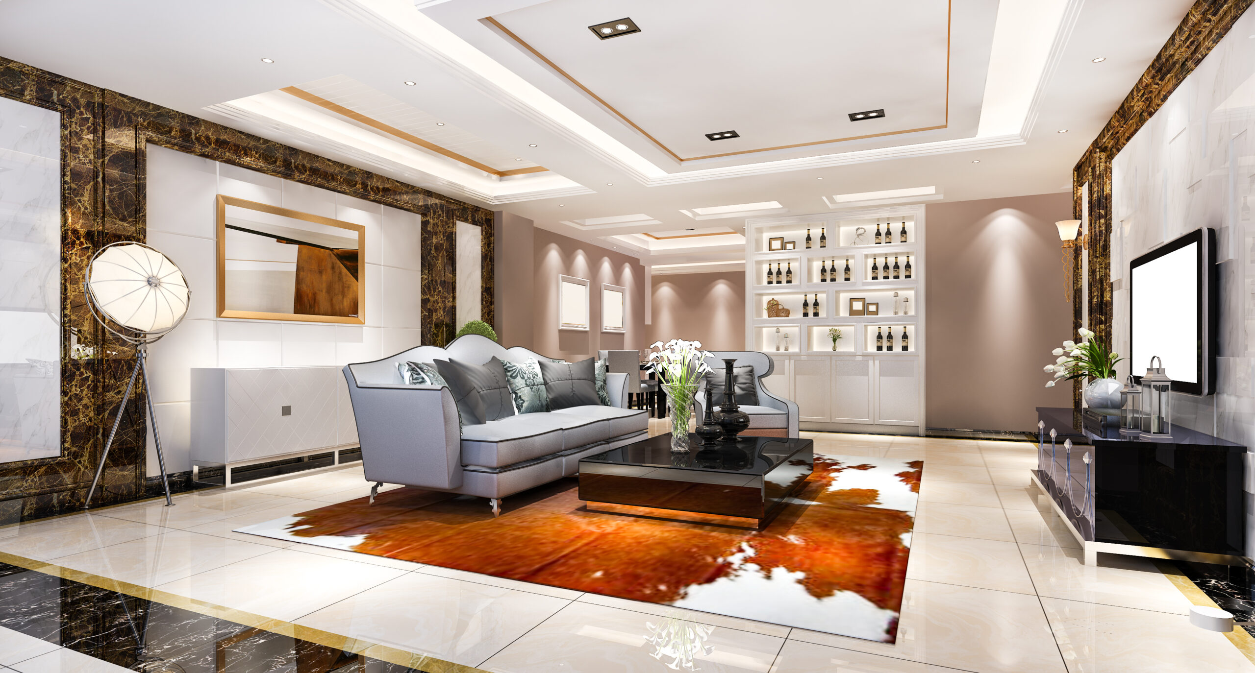 ?How to choose modern gypsum board ceilings for your space